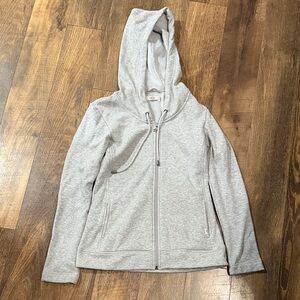 UGG Light Gray Zip-Up Hoodie